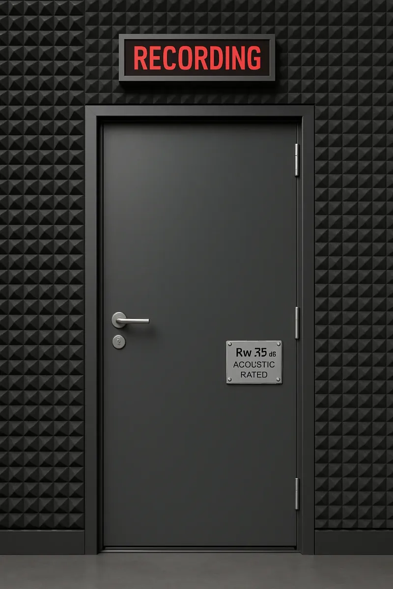 acoustic rated steel doors - professional steel doors available in exeter from UK manufacturers
